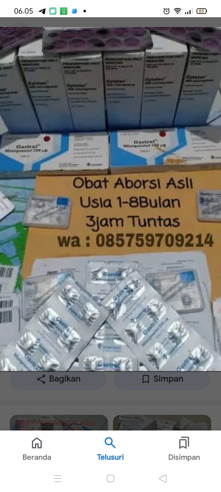 Obat Aborsi Bau-bau 085759709214 Obat Cytotec Asli Bau-bau 