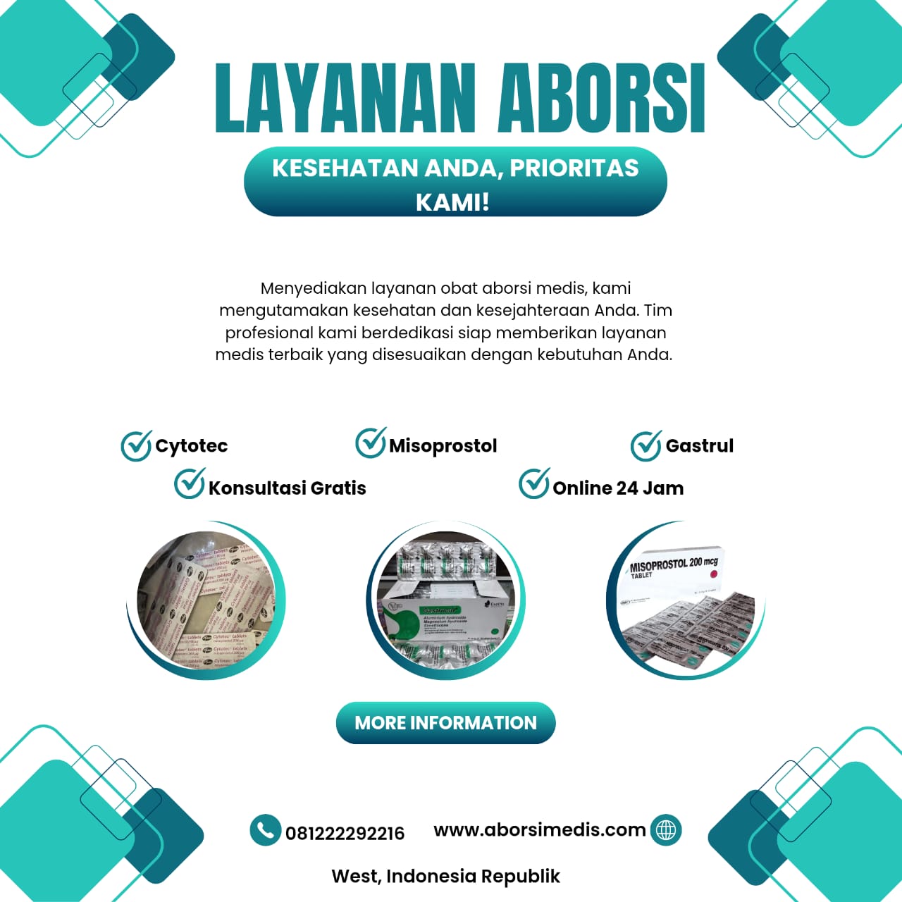 Apotek Aborsi di Depok WA-081222292216 Obat Aborsi Cytotec